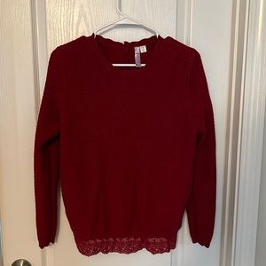 Alya Red Sweater